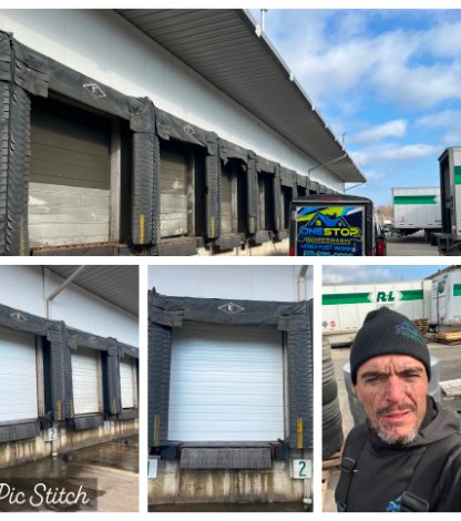 Power Washed Loading Dock Area