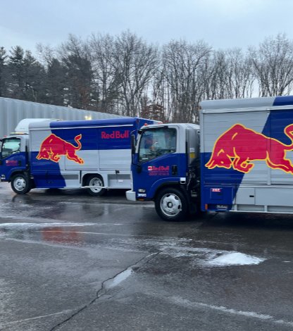 Power Washed Fleet Delivery Truck